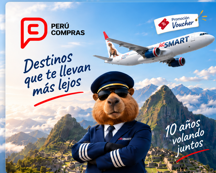 Promoción Voucher JetSMART Perú Compras